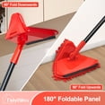 thumbnail image 4 of TidyBliss Wall Cleaning Mop with Long Handle 80” (Red), 4 of 9