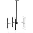 thumbnail image 3 of 83198BK Lark Millie - 10 Light Medium Chandelier In Modern and Mid-Century Modern Style-12 Inches Tall and 24 Inches Wide-Black Finish, 3 of 14