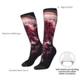thumbnail image 4 of Naloa Mesmerizing Pink Jellyfish Knee Socks, High Socks Long Stretchy Sock Women Knee High Stocking, Long Socks for Women, 4 of 6