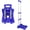 Blue, variant on Folding Hand Truck and Dolly 110-lbs Lightweight Portable Luggage Cart for School Travel Office Moving (Black)