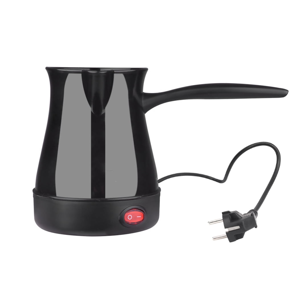 Electric Plug Semi-Automatic Moka Pot Coffee Machine, 3-6 Colors Black, Red and White to Choose From - Walmart.com