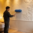 thumbnail image 6 of YIEMEEN Efficient 5Inch Rubber Paint Roller Texture Roller For Large Surfaces Coverage With Art And Metallic Paint Types, 6 of 8