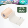 thumbnail image 2 of Uxcell Pre Wrap Tape, Non-Slip Grip Cushion Wrap Prewrap Athletic Tape Fitting for (Tennis- Badminton - Pickleball - Sports) Beige, 2 of 7