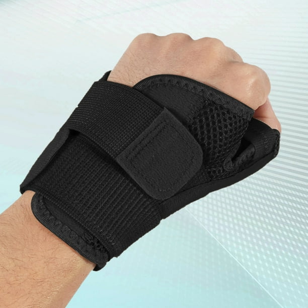 Soporte De La Muñeca 1 protector de pulgar de nailon cómodo para rehabilitación asistida (negro)