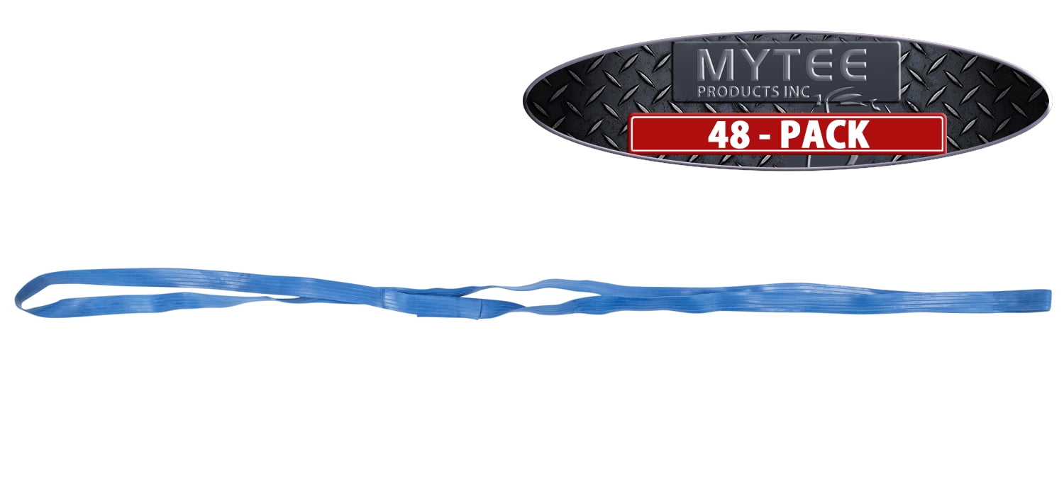 Large Moving Rubber Bands (48 Pack) - 36" Unstretched - 72" Fully Stretched - Blue Rubber Mover Bands For Pallets, Moving Blankets, Moving Supplies, Boxes, Furniture, TV Bed Dresser