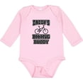 thumbnail image 3 of Inktastic Daddys Biking Buddy Boys or Girls Long Sleeve Baby Bodysuit, 3 of 5