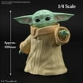 thumbnail image 6 of Star Wars The Mandalorian Baby Yoda Grogu Plush Toy Figure Gift, 6 of 6