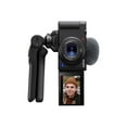 thumbnail image 6 of Sony ZV-1 - Vlogger Kit - digital camera - compact - 20.1 MP - 4K / 30 fps - 2.7x optical zoom - ZEISS - Wi-Fi - black, 6 of 15