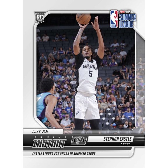 NBA 2024-25 Instant Summer League Basketball Stephon Castle #2 (Rookie)
