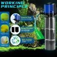 thumbnail image 3 of Aquarium Filter for Gallons Tank Internal Fish Tank Filter Powerful Pump Submersible for Large Fish Tanks Turtle Tanks Kois Aeration Deodorization Wave Making Decontamination F, 3 of 7