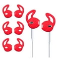 thumbnail image 1 of epacks Ear Gel for Apple iPhone Earpod Cover Anti-Slip Silicone Soft Replacement Sport Earbud Tips for iPhone 6S / 6 Plus / 5S / 5C / 5 Comfortable 4 Pairs (Red), 1 of 1