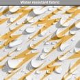 thumbnail image 5 of Abstract Dog Crate Cover, Monochrome Design Art of Thunder Like Motifs in Continuous Pattern, Easy to Use Pet Kennel Cover for Medium Large Dogs, 35" x 23" x 27", White and Pale Orange, by Ambesonne, 5 of 6