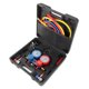 thumbnail image 5 of Medidor De CA Para Automóvil, Kit De Medidor De Colector De CA De Alta Resistencia Y PVC De Aluminio Profesional Con Herramienta De Reparación Para Refrigerantes R134A R22 R12, 5 of 7