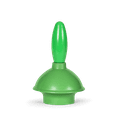 Wonder Plunger , Collapsible Toilet Plunger for bathrooms with Base