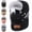 Black, variant on Unisex Outdoor Biking Hat with Goggles 5-in-1 Fleece Hat and Neck Warmer Winter Hood Casual Style Thick Inner Lining Fleece Padding Full Face Coverage Warm Winter Sports & Outdoor Accessory