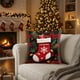 thumbnail image 1 of Fundas de almohada navideñas de 45x45 cm (17,7x17,7 pulgadas), fundas decorativas con tela suave y cremallera oculta para decoración del hogar. Funda de almohada de algodón., 1 of 6