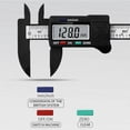 thumbnail image 3 of Calibrador Digital electrónico Vernier, regla de medición, Micrómetro de plástico de alta precisión, 150mm, 100mm, 3 of 4