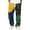 Yellow, variant on XFeng Men Pleated Wide Leg Dress Pants Casual Loose Trousers