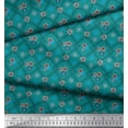 thumbnail image 3 of Soimoi Rayon Fabric Floral & Plaid Check Print Fabric by the Yard 56 Inch Wide, 3 of 3