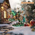 thumbnail image 1 of Rotatable acrylic ornament featuring a whimsical dwarf celebrating St. Patrick's Day with a stunning beauty in a festive design, 1 of 7