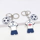 thumbnail image 3 of Llavero acrílico de fútbol: llavero transparente de fútbol para aficionados al deporte, accesorios para bolsos y artículos de colección., 3 of 5