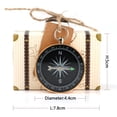 thumbnail image 4 of Ourwarm 50pcs Wedding Favors Karft Paper Candy Gift Box Compass With Tag Wedding Gift For Guest Souvenir Birth Party Decoration, 4 of 4
