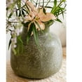 thumbnail image 4 of Dark Green Matte Textured Glass Vase, 4 of 9