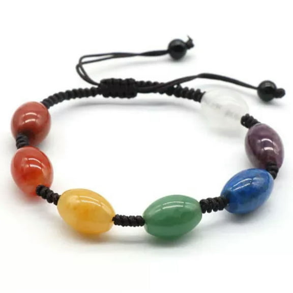 7 Chakra Healing Reiki Beads Bracelet Bangle Natural Stone Jewelry For Women Hot