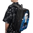 thumbnail image 2 of Undertale Sans Backpack 17 Inch Shoulder Bag Sturdy Laptop Backpack Daypack for Men Women Travel School, 2 of 8