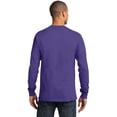 thumbnail image 3 of Port & Company ®  - Long Sleeve Essential Tee. Pc61ls M Purple, 3 of 4