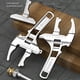 thumbnail image 5 of Llave multifuncional para fregadero de baño, grifos de inodoro, llave de reparación de 6-68mm, grande, 5 of 8