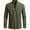 Army Green, variant on Men's Classic Lace Up Stand Collar Shirts Vintage Renaissance Pirate Costume Long Sleeve Tops for Medieval Viking Holiday Gift Finder