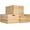 3, variant on 1 count Large Pine  Crates For Storage, Unfinished  Wooden Crates, 17" x 13" x 8.9"
