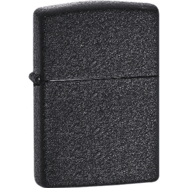 Zippo Black Crackle.