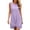 Purple, variant on Bxsruta Women's Sleeveless Twist Knot Tunic Dress - Casual Crew Neck Knit Summer Mini Dress, Pullover Lightweight Soft Breathable Stretchy and Comfortable Fabric for Everyday Wear