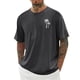 thumbnail image 1 of Camisas de Manga Larga para Hombres Imprimir Casual Cuello Redondo Blusa de Manga Corta, Camisas de Lino para Hombres, 1 of 3