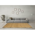 thumbnail image 3 of Ahgly Company Indoor Square Solid Brown Modern Area Rugs, 4' Square, 3 of 4