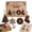 Christmas Bead5, variant on 3D Beaded Animals Making Kit, DIY Animal Beading Craft Set, Relaxing Art Activity for Adults & Crafters(Cow)
