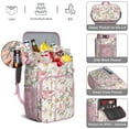 thumbnail image 3 of Romantic Rose and Peony Summer Floral Insulated Cooler Backpack - 20L Durable & Lightweight, 3 of 4