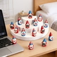 thumbnail image 4 of 10-Pack Independence Day Gnome Figurines, 250th Anniversary Patriotic Miniature Dwarf Ornaments for Desktop Display and Holiday Decor,July 4th Decorations, 4 of 7