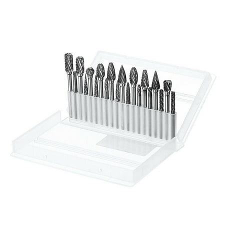 

Carbide Burrs Set 20 Pieces Tungsten Steel Rotary Burr Kit for Grinder Drill DIY