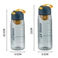 thumbnail image 6 of Mdesiwst 480ml/550ml Water Bottle Screw Cover Large Capacity Plastic Sturdy Reminder Drink Flask for Home, 6 of 8