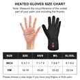 thumbnail image 3 of Savior Heat Heated Winter Gloves Thin Non-Slip Cycling Gloves Liner with Rechargeable 7.4V 2200mah Bettery Full Finger, 3 of 12