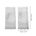thumbnail image 4 of Unique Bargains Anti-slip Lace Manicure Gloves 1 Pair White, 4 of 6