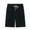 Black, variant on Chiccall Mens Lightweight Shorts Summer Plus Size Loose Fit Drawstring Elastic Waist Lounge Shorts Black