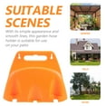 thumbnail image 2 of FUEENIRVA Garden Hose Holder Water Hose Organizer Plastic Orange 1Pcs, 2 of 8