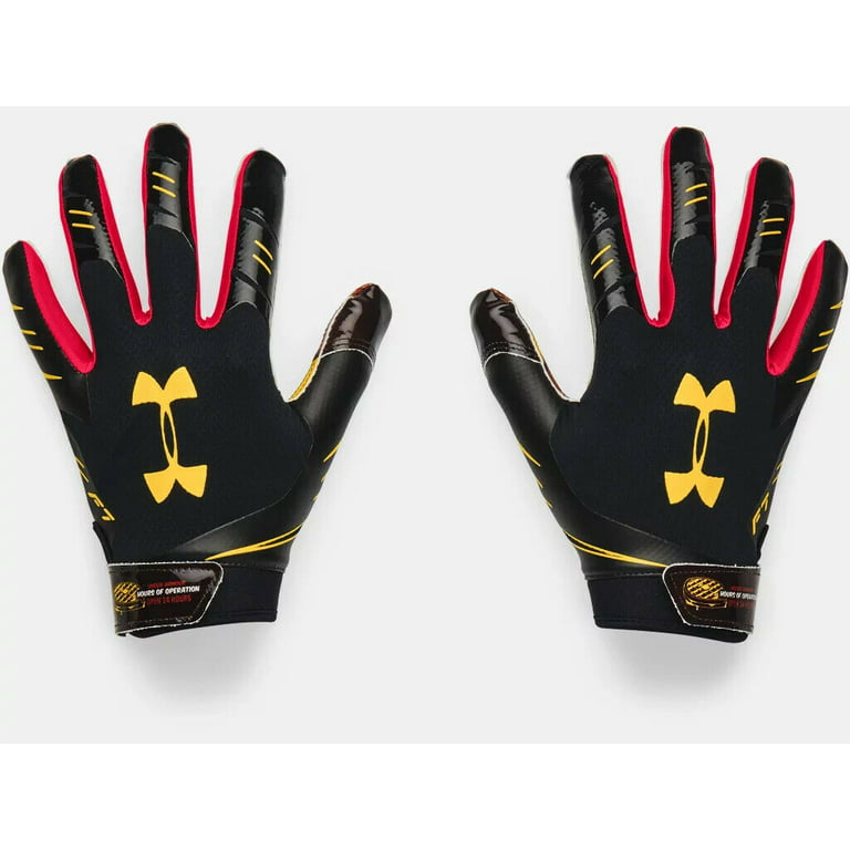 Under Armour Men's F7 Novelty Football Gloves 1351545-002 Black