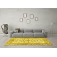 thumbnail image 3 of Ahgly Company Indoor Rectangle Persian Yellow Traditional Area Rugs, 7' x 10', 3 of 4