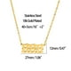thumbnail image 3 of Guardurnaity Number Pendant Charm Necklace Golden Women Women Ladies Christmas Long Choker Chains Neck Chain Stainless Gift Friend Steel Type3 NO3 Guardurnaity AP007130-08, 3 of 6