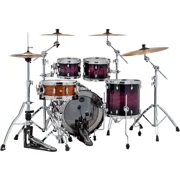 Mapex Saturn VI Fusion 4-Piece Shell Pack with 20 Bass Drum Royal Purple Burst